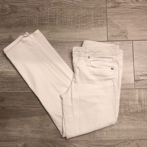 LC Lauren Conrad white jeans size 4